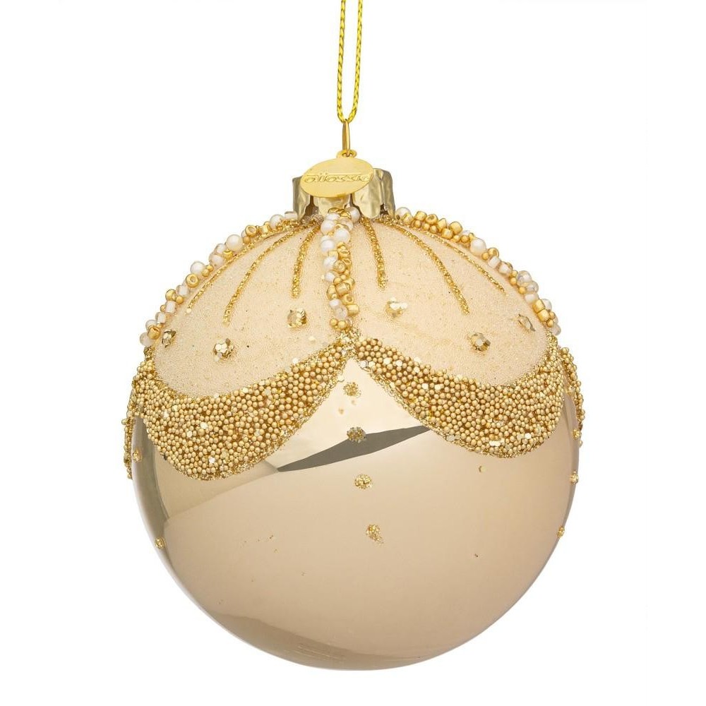 SFERA VETRO FRILLY CHAMPAGNE D.80